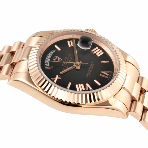 Rolex-Daydate-40-Rosegold-Ombre-Slate-228235-0055 – Bild 7